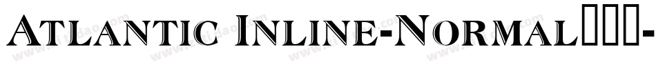 Atlantic Inline-Normal手机版字体转换